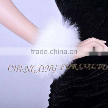 CX-A-11A Fox Fur Slap on Cuff Bracelets photo-3