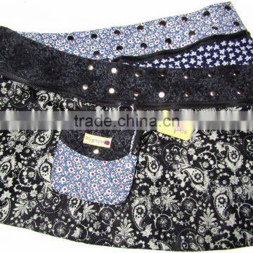 2016 Best Selling chilly grapes elegant paisley pattern skirt, wholesale, reversible