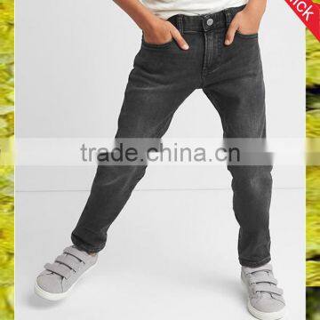 Latest designer kids demin jeans pants wholesale China children boys fashion jeans