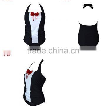 Japan Style One Piece Swimsuit With Lovely Bow photo-6