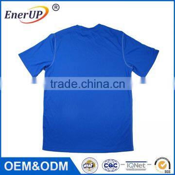 Custom Sports Gym Clothing Short Sleeve Thermal Wicking Antibacterial Dri Fit t Shirt photo-2