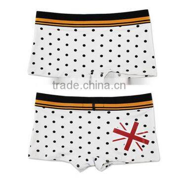 2017 China Manufacture OEM Customized Fashion Design Band 95%Cotton 5%Spandex 3D Print Boyshort Boxers Sport Women Underwear photo-2
