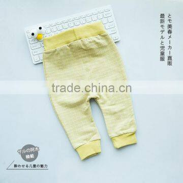 S33294W Kids Fashion Pants for Boys Girls Spring Cotton Fleece Casual Grids Pants photo-3