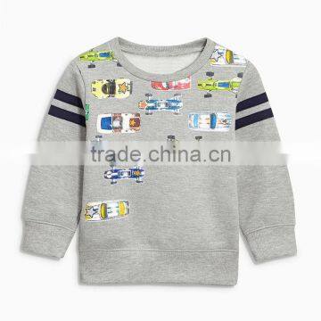 S33513W Autumn Children T-shirt Long Sleeve Cartoon Knit T-shirt photo-2