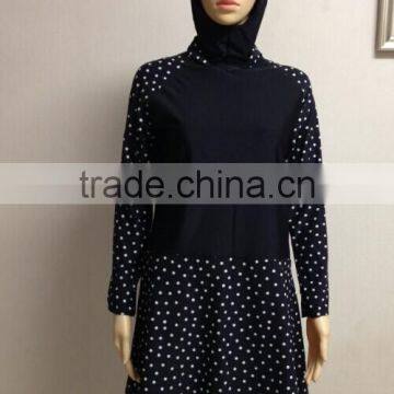 Woman Colorful Muslim Islamic Hijab Swimwear photo-3