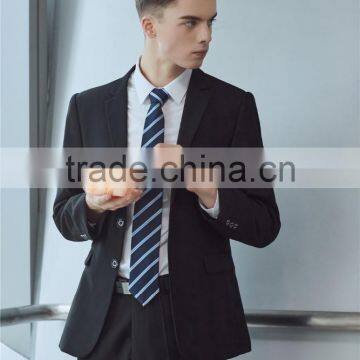 OEM Wholesales Men Wear Uniform Black Fashion Mens Office Suits