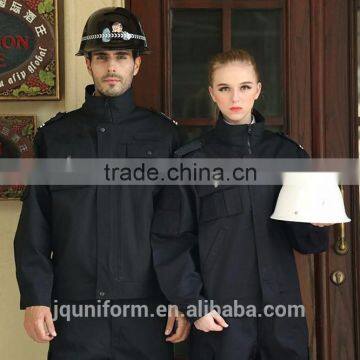 Juqian High Quality New Design Unique Safety Protection Custom Logo Unisex Security Uniform /women Security Uniform Suit photo-4