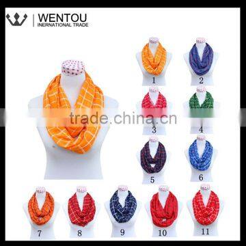 Wholesale Cotton Plaid Infinity Scarf photo-6