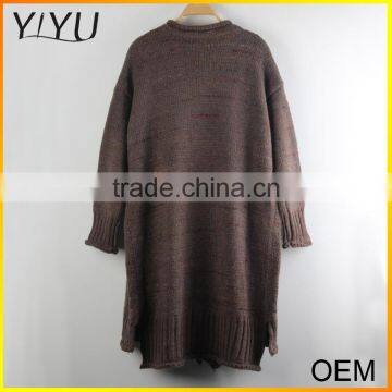 2015 Women Knitting Patterns Long Sleeve Sweater photo-2