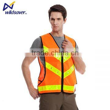 Flashing led safety clothing wholesale/safety reflective material for clothing