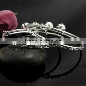 925 Sterling Silver Children Bangle Silver Bracelet 925 Silver Bracelet Magnetic Bracelet photo-2