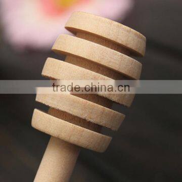 2016 Hot Sale Fashion Wood Wooden Honey Dipper Stick New Honey Jar Long Handle Mixing Honey Stick photo-6