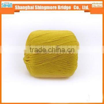 China Supplier From Knitted Cotton Yarn Factory Cheap Wholesale Cotton Yarn With Silk for Yarns Knitting photo-3