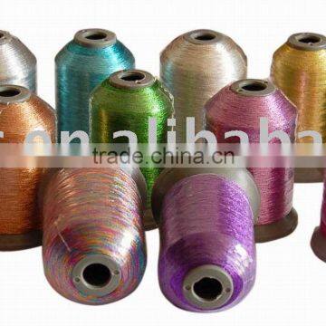 embroidery thread, thread, metallic thread