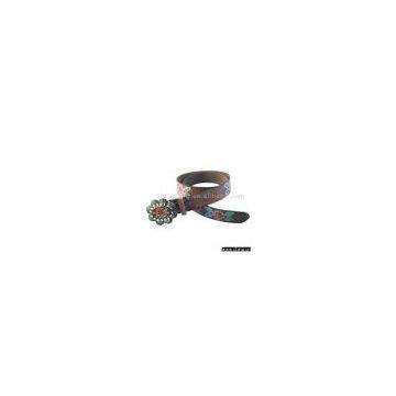 Sell Leather Belt With Metal Buckle