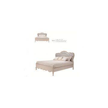 French Style White Furniture Mahogany Bedroom photo-2
