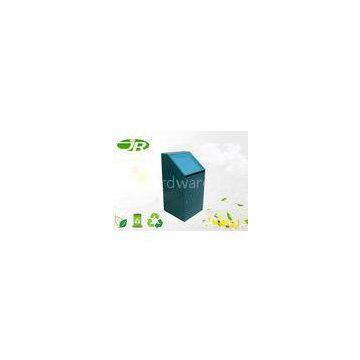 Steel Waste Bin Power Coating Square For School ,Garden 70 * 38 * 87 CM
