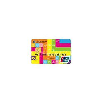 Glossy Laminated Contactless & Contact Prepaid Unionpay Card with PBOC3.0