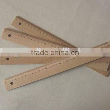 Hot Selling Top Quality Straight School Wooden Ruler for Promotion 30cm photo-2