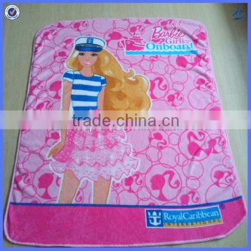 100% polyester baby coral fleece blanket printed