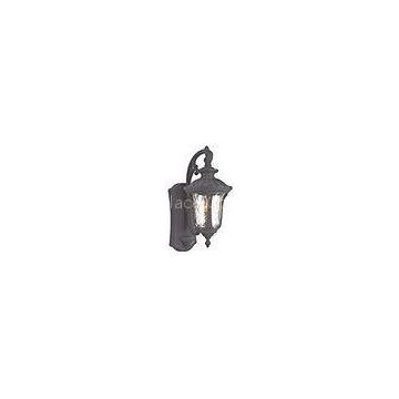 Classic Black Outdoor Motion Sensor Lights Waterproof Glass Lamp IP65