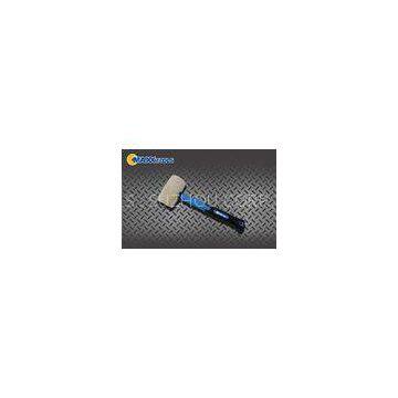 White Head Rubber Mallet Hammer Non - Slip Grip Handle With Shock Reduction