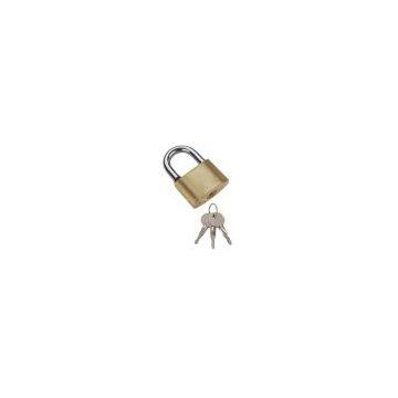 Cross Key Brass Padlock