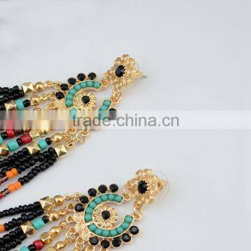 XP-TE-2131 Woman Design Earing 2017 Seed Bead Tassel Earring photo-5