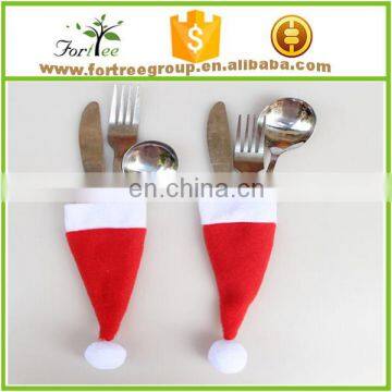 popular christmas knife and fork cover bag,pants dinnerware case