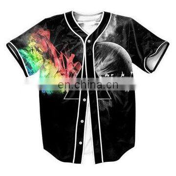 mesh polyester men customized baseball jersey, sublimation mesh baseball jersey for men at PRIDE GARMENTS