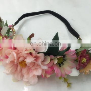 Colorful Handmade Floral Hair Band Flower Headband Crown Hippy Boho FH1520