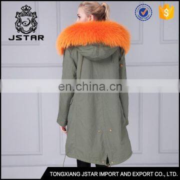 2017 latest style wholesale black long fur coast for sale