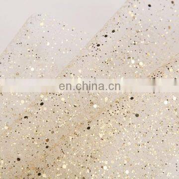 Beautiful Hotel Table Decoration Mesh Roll Glitter Mesh Roll photo-3