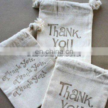 Organic Cotton Muslin Drawstring Bags photo-4