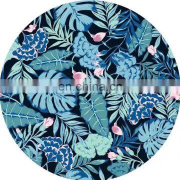Cotton Cheap Custom Reactive Printed Round Beach Towel Mandala Scarf photo-5