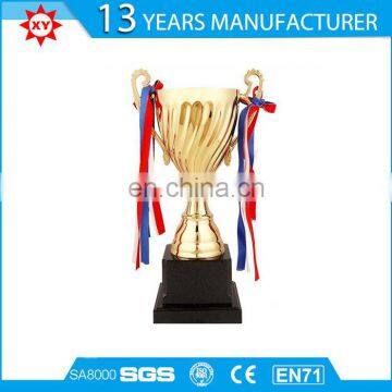 2017 custom zinc alloy gold trophies