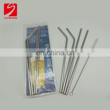 wholesale custom folding flavored metal Stainless drinking straw