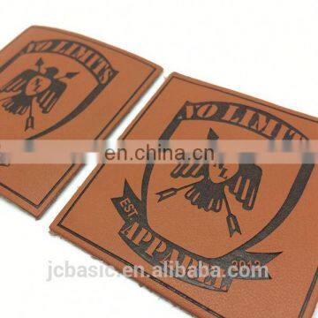 Jeans pu Patch Custom Embossing Logo Leather Labels for Bags/hat photo-4