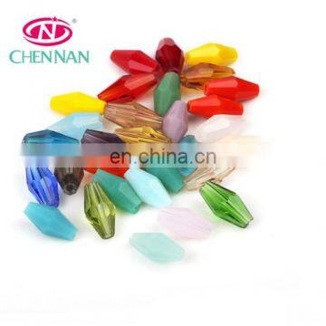 Pujiang Wholesale High Grade Artificial Crystal Transparent Bicone Beads With High Quality Orange 3*6 mm Beads for Jewelry photo-3