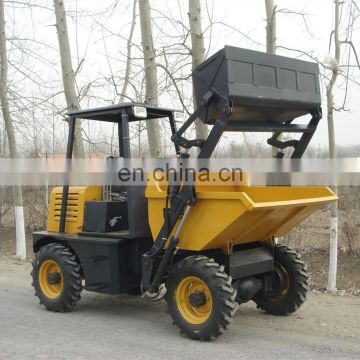 FCY15 hydraulic articulated dumper with selfloading dumper mini tipper site dumper