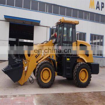 Top quality ZL20F Construction equipments loader backhoe mini wheel loader price list