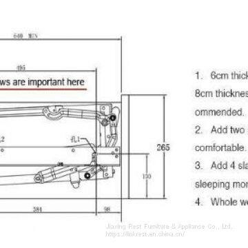 Extra Narrow 3-fold Metal Grid Mechanism TF00W# photo-4