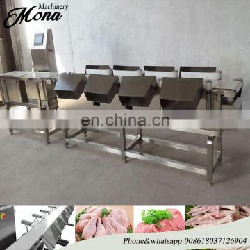 Automatic Weight Grading Machine for chicken feet paws