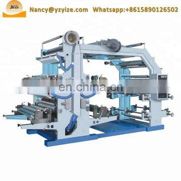 Glass Paper Two Colour 6 Color Flexographic Printing Machine Food Wrap Paper Bag Flexo Printing Machine