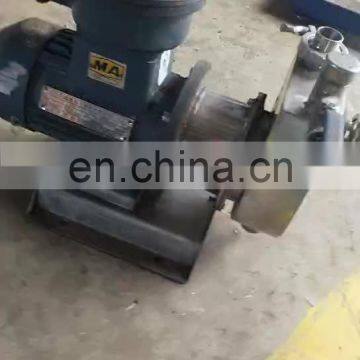 Stainless steel self priming centrifugal pump for milk beer juice