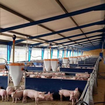 steel frame building construction of chicken houses