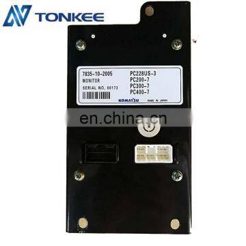 7835-10-2005 Monitor Display Panel PC228US-3 PC200-7 PC300-7 PC400-7 Display Device photo-2