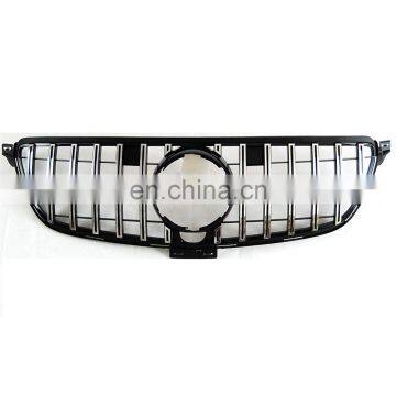 GT Panamericana Front Grille Coupe 16-18 Silver for Mercedes Benz GLE W292 C292