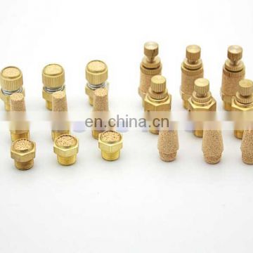 brass adjustable muffler silencer for generator 1/8 1/4 3/8 1/2 pneumatic throttle solenoid valve connector exhaust silencer