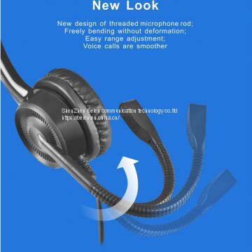 China Beien CS11 RJ business call center headset noise-cancelling headset customer service